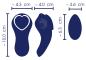 Preview: RC Panty Vibrator Heart