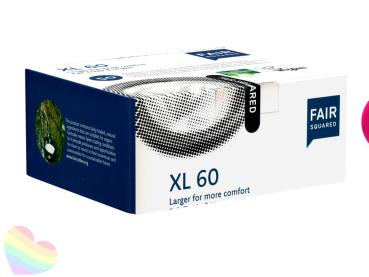 ♥ 50 Fair Squared Kondome XL 60mm
