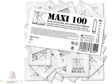 ♥ 100 Kondomotheke Kondome Maxi 56mm Premium-Qualität