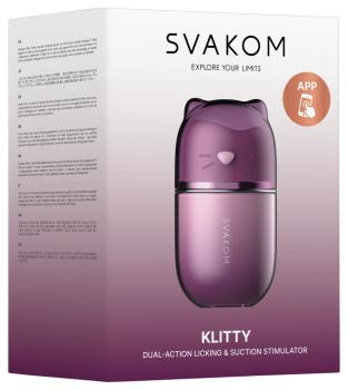 Klitty Auflegevibrator mit Leck- & Saugfunktion