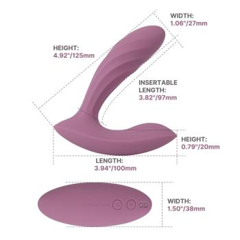 Vibrator mit Stoßfunktion - Erica Plus
