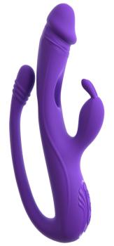 ♥  Rabbit Vibrator with G-Spot / Anal Tickler