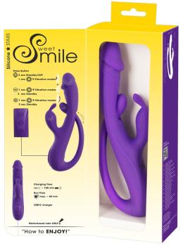 ♥  Rabbit Vibrator with G-Spot / Anal Tickler