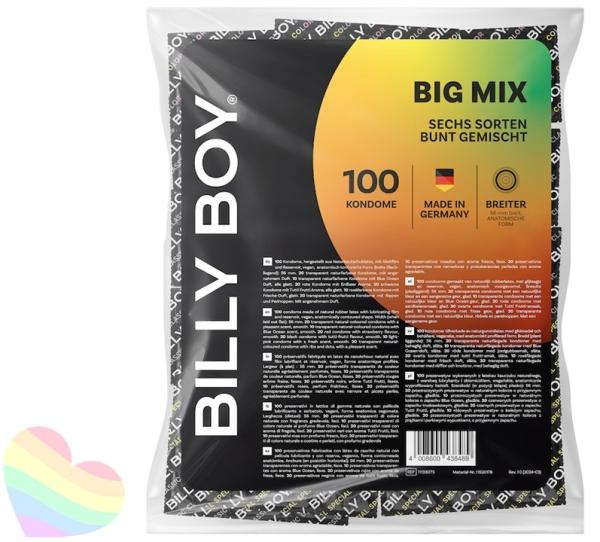 ♥ 100 Billy Boy Kondome Big Mix Condome 56 mm