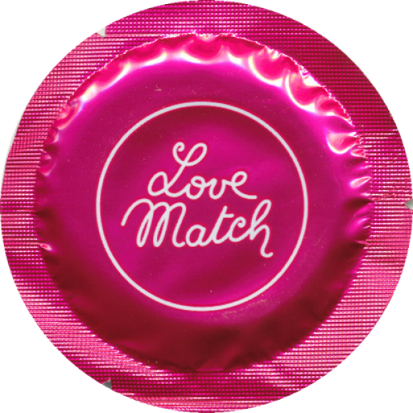 ♥ 144 Love Match Kondome gerippt genoppt