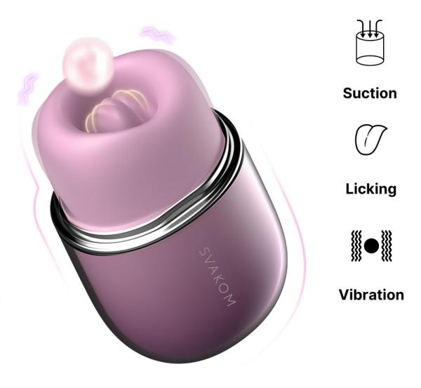 Klitty Auflegevibrator mit Leck- & Saugfunktion