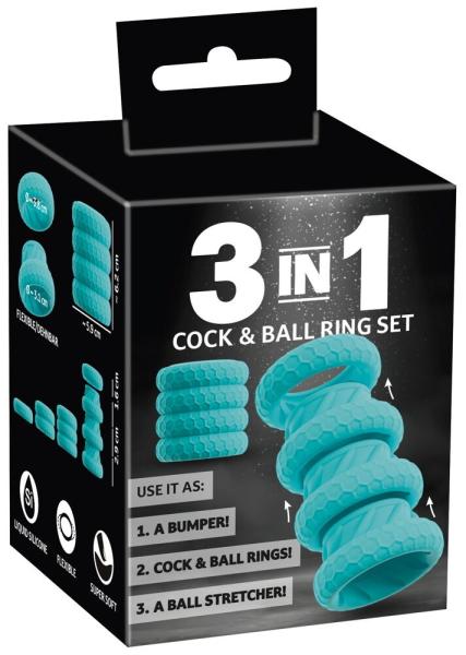 3-in-1: Bumper, Stretcher & Penis-/Hodenring